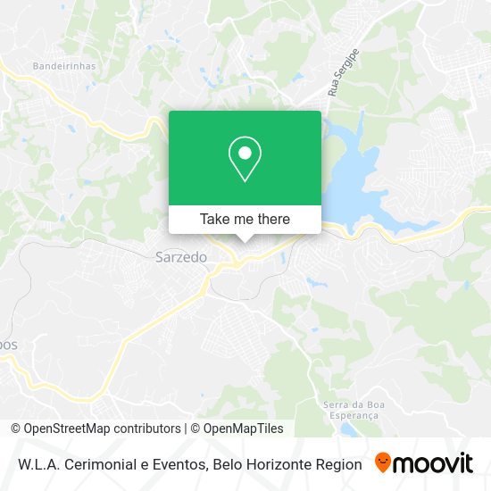 W.L.A. Cerimonial e Eventos map