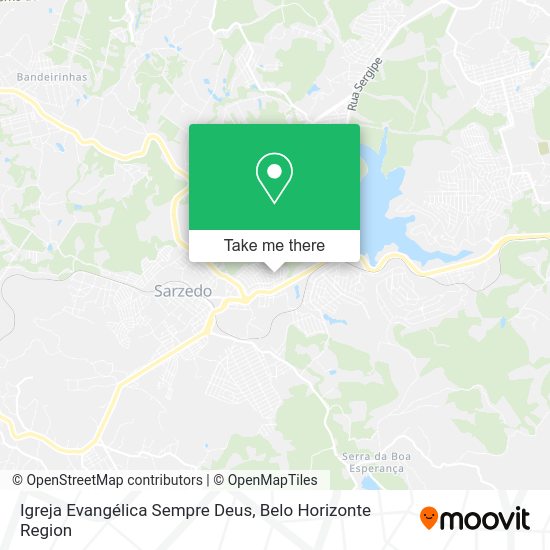 Igreja Evangélica Sempre Deus map