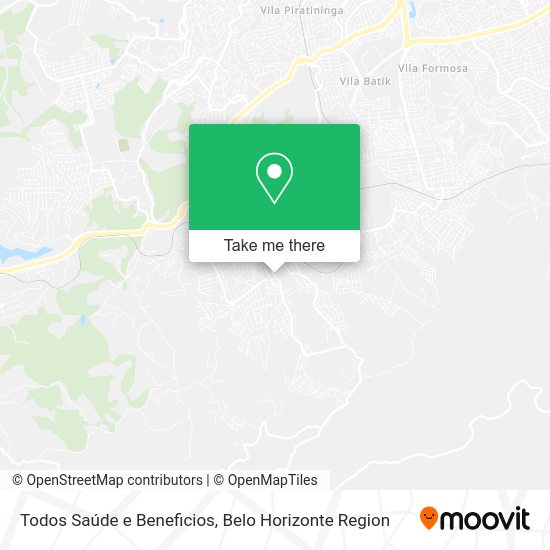 Todos Saúde e Beneficios map