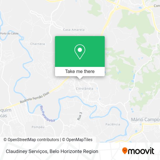 Claudiney Serviços map