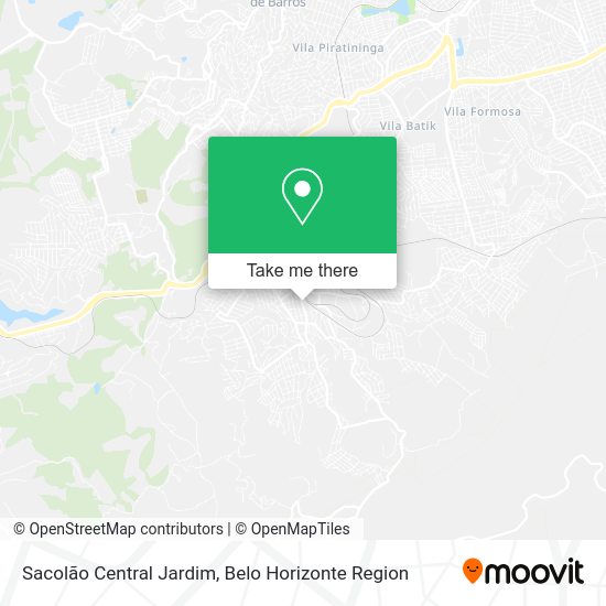 Sacolão Central Jardim map