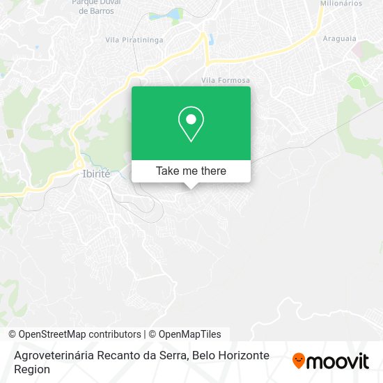 Agroveterinária Recanto da Serra map