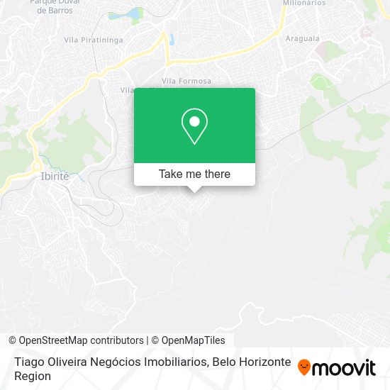 Tiago Oliveira Negócios Imobiliarios map