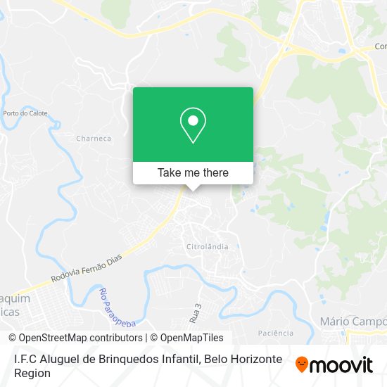 I.F.C Aluguel de Brinquedos Infantil map