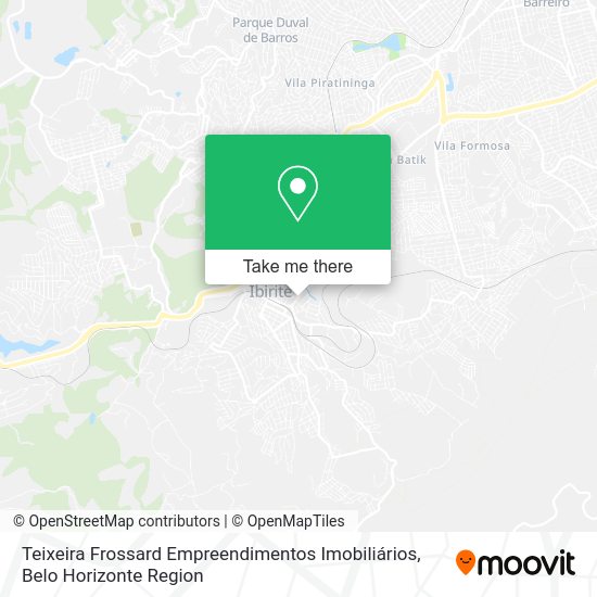Teixeira Frossard Empreendimentos Imobiliários map
