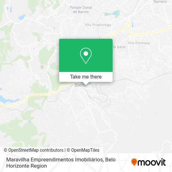 Maravilha Empreendimentos Imobiliários map
