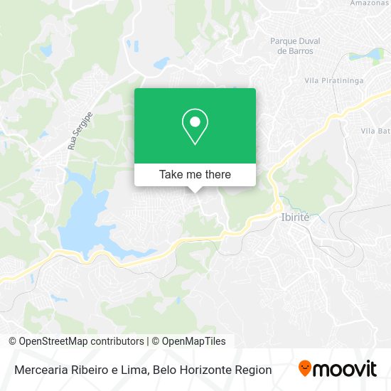 Mercearia Ribeiro e Lima map