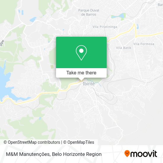 M&M Manutenções map