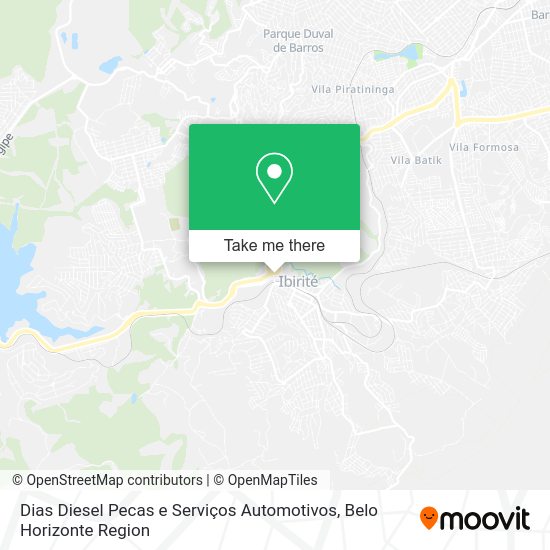 Dias Diesel Pecas e Serviços Automotivos map