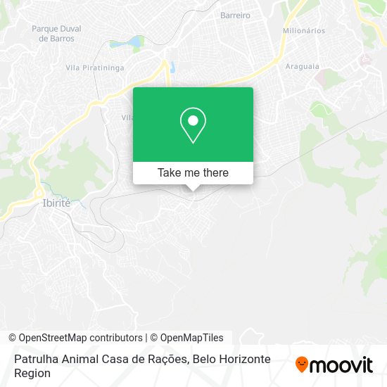 Patrulha Animal Casa de Rações map