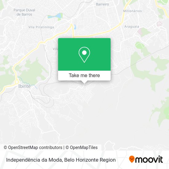Independência da Moda map