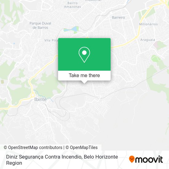 Diniz Segurança Contra Incendio map