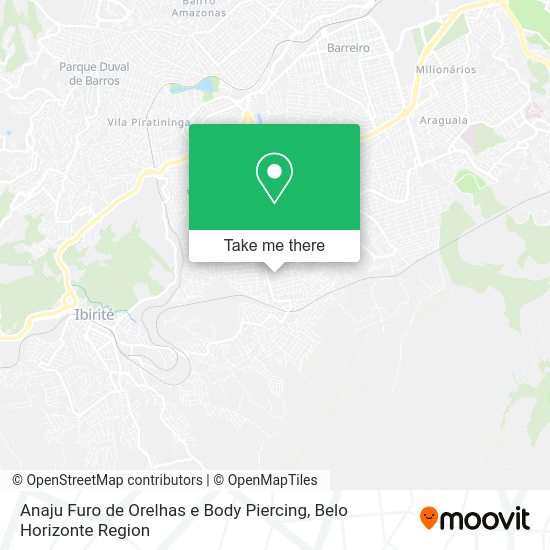 Anaju Furo de Orelhas e Body Piercing map