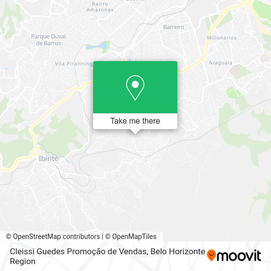Cleissi Guedes Promoção de Vendas map