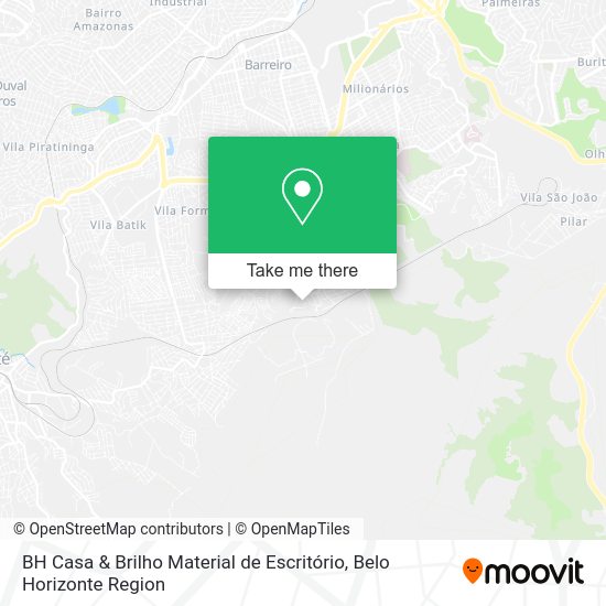 BH Casa & Brilho Material de Escritório map