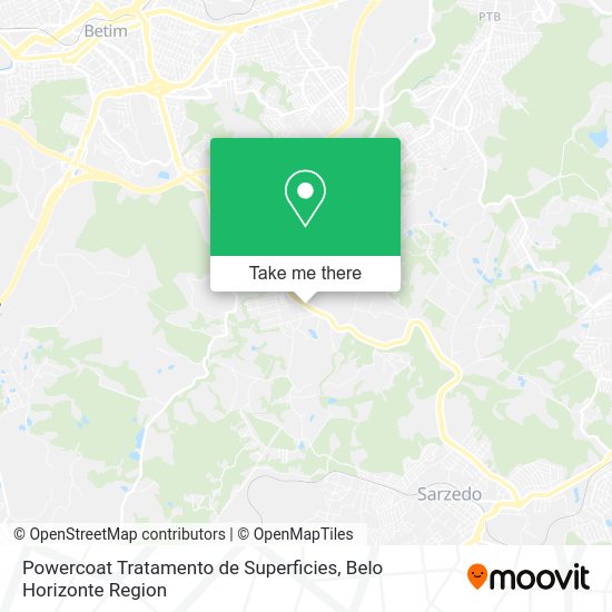 Powercoat Tratamento de Superficies map