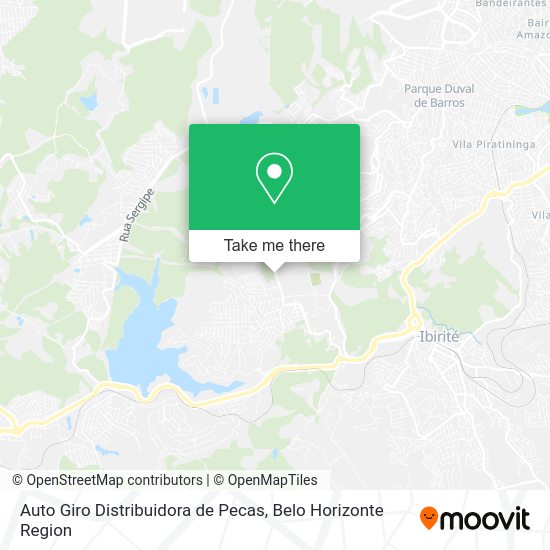 Auto Giro Distribuidora de Pecas map