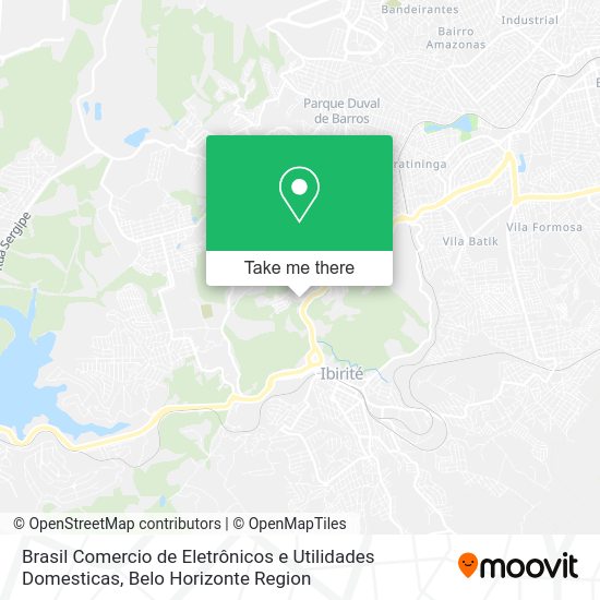 Brasil Comercio de Eletrônicos e Utilidades Domesticas map