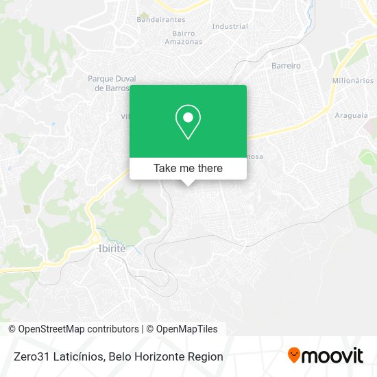Zero31 Laticínios map