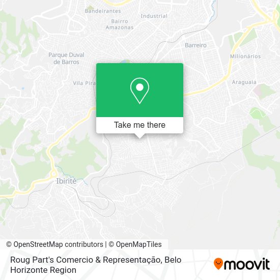 Roug Part's Comercio & Representação map