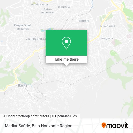 Mediar Saúde map