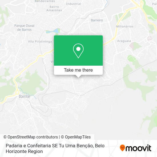 Padaria e Confeitaria SE Tu Uma Benção map