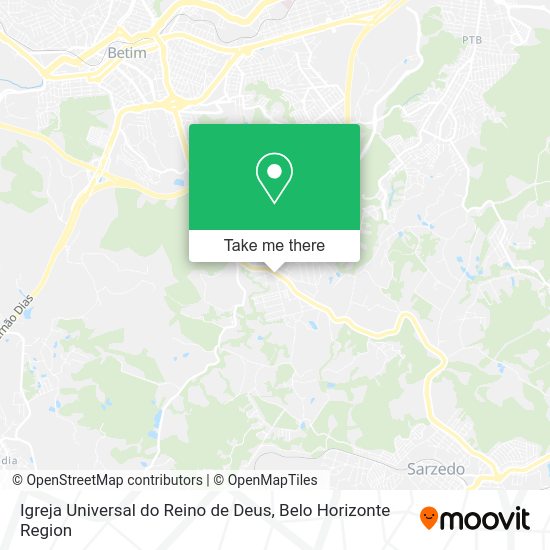 Igreja Universal do Reino de Deus map
