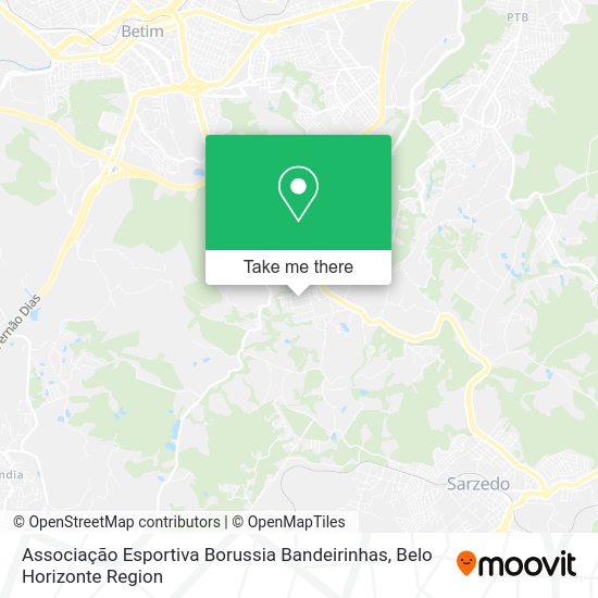 Associação Esportiva Borussia Bandeirinhas map