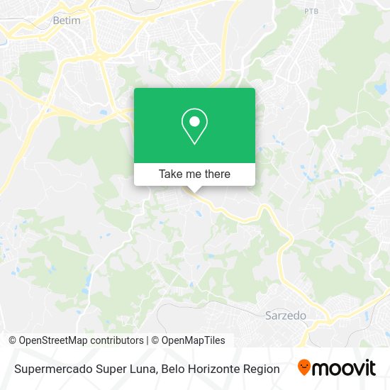 Supermercado Super Luna map