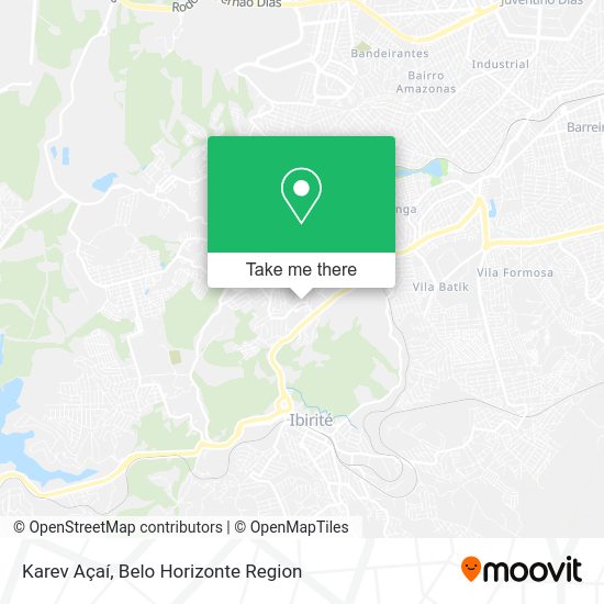 Karev Açaí map