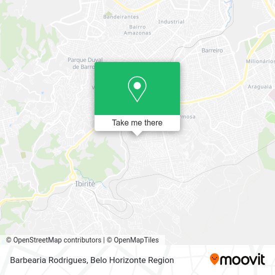 Barbearia Rodrigues map