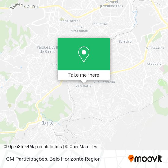 GM Participações map