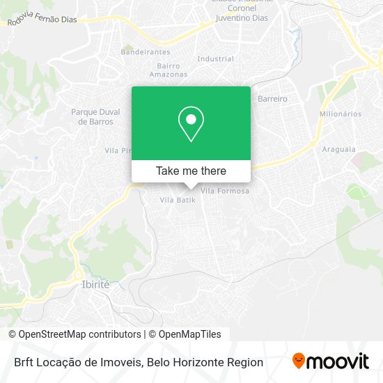 Brft Locação de Imoveis map