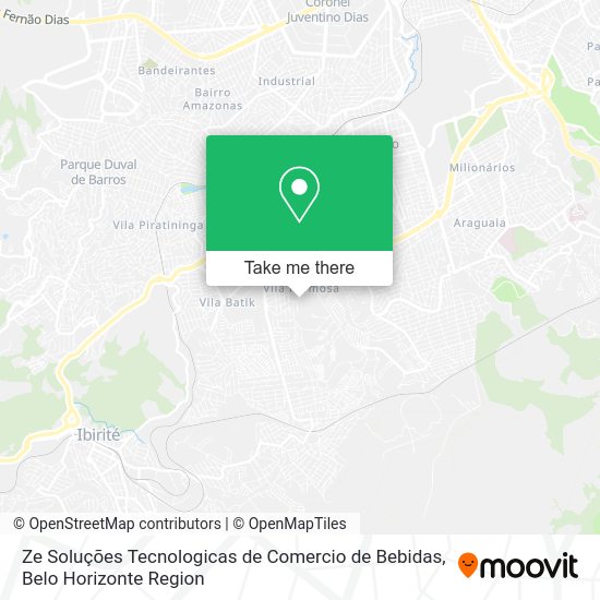 Ze Soluções Tecnologicas de Comercio de Bebidas map