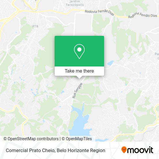 Comercial Prato Cheio map
