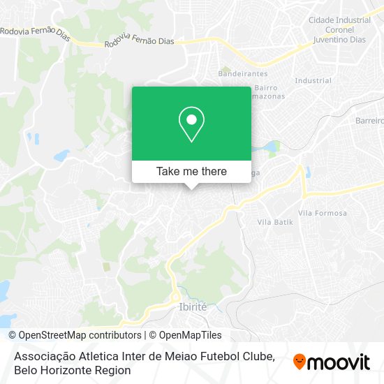 Associação Atletica Inter de Meiao Futebol Clube map