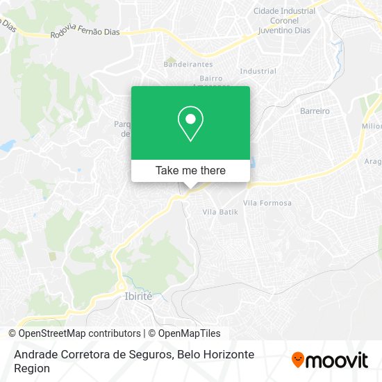 Andrade Corretora de Seguros map