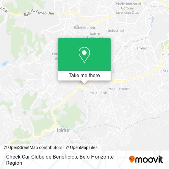 Check Car Clube de Benefícios map