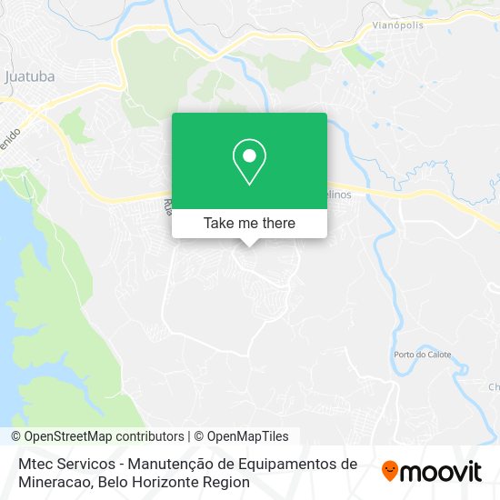 Mtec Servicos - Manutenção de Equipamentos de Mineracao map