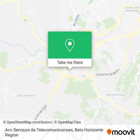 Acv Serviços de Telecomunicacoes map