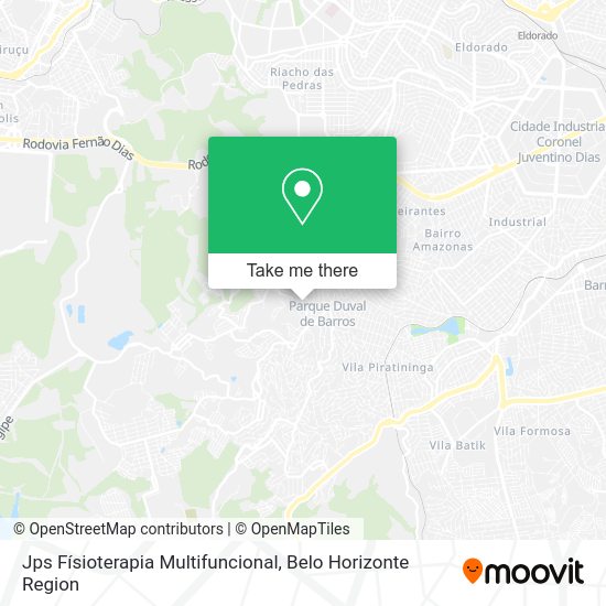 Jps Físioterapia Multifuncional map