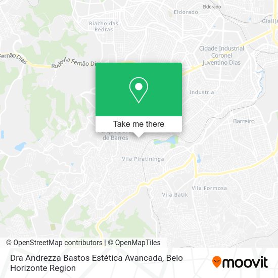 Dra Andrezza Bastos Estética Avancada map