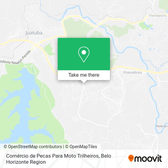 Comércio de Pecas Para Moto Trilheiros map
