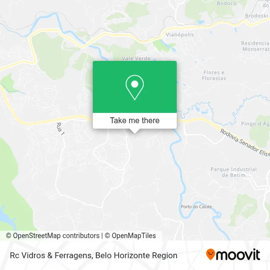 Rc Vidros & Ferragens map