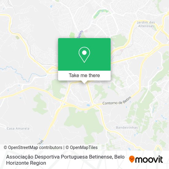 Associação Desportiva Portuguesa Betinense map