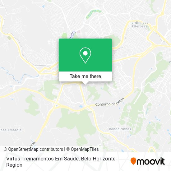 Virtus Treinamentos Em Saúde map