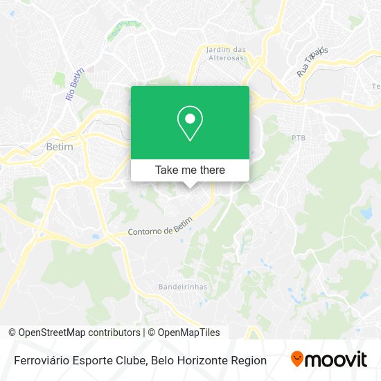 Ferroviário Esporte Clube map