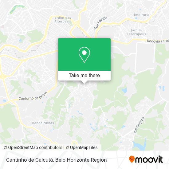 Cantinho de Calcutá map
