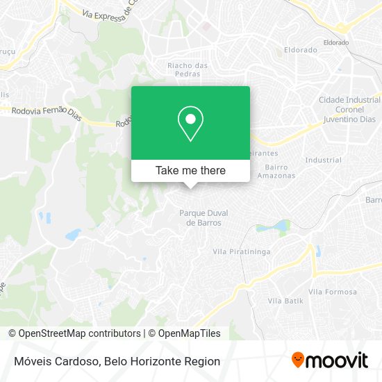 Móveis Cardoso map