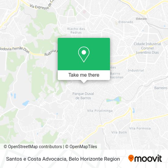 Santos e Costa Advocacia map